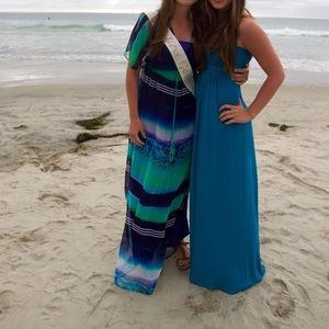 Diane’s Beachwear Teal Maxi Dress